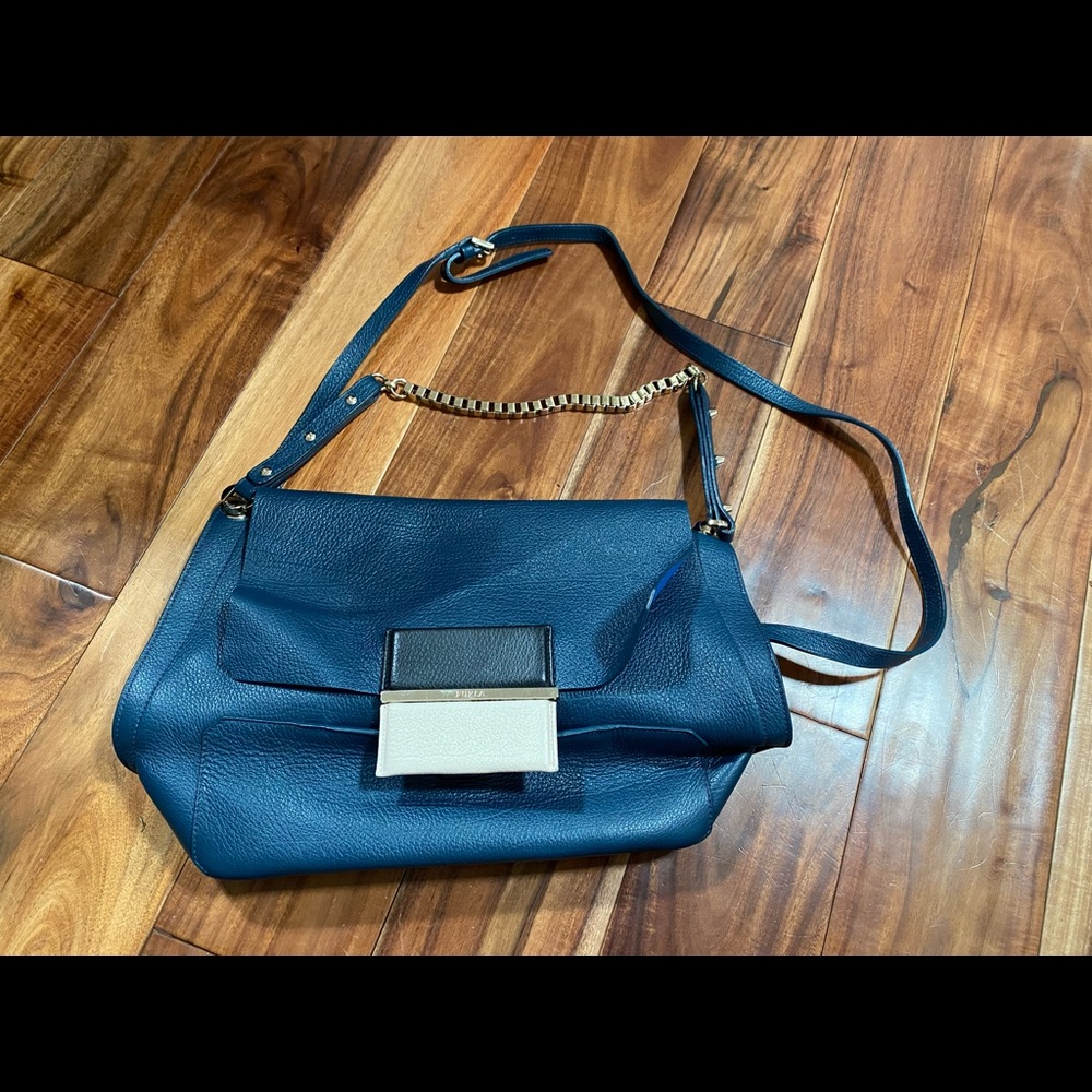 Furla genuine leather bag.